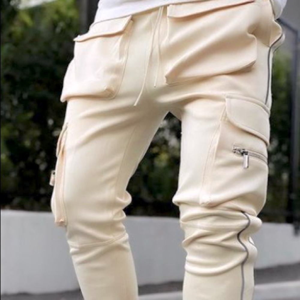 GODLIKEU cargo pants spring and autumn/ reflective